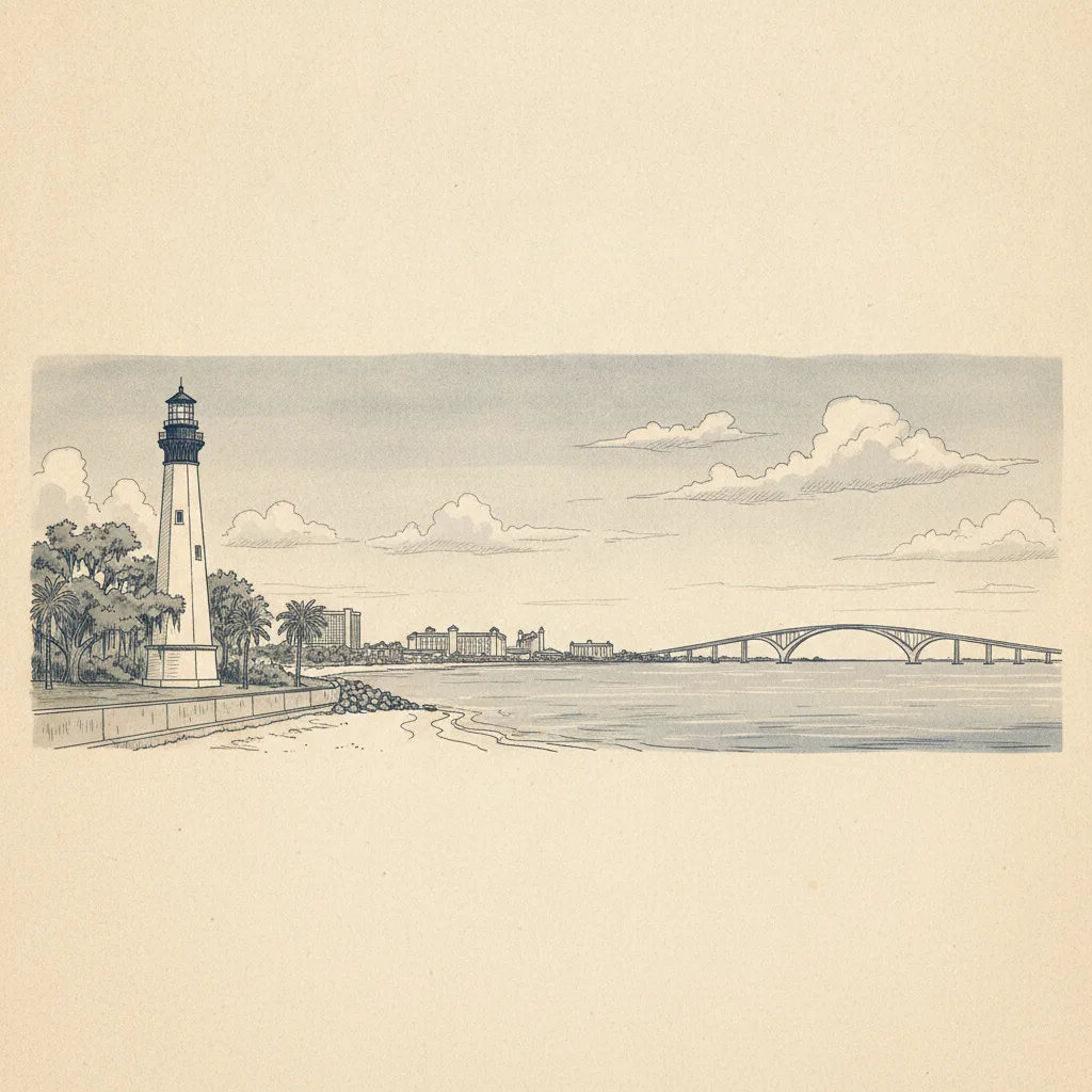 Biloxi skyline