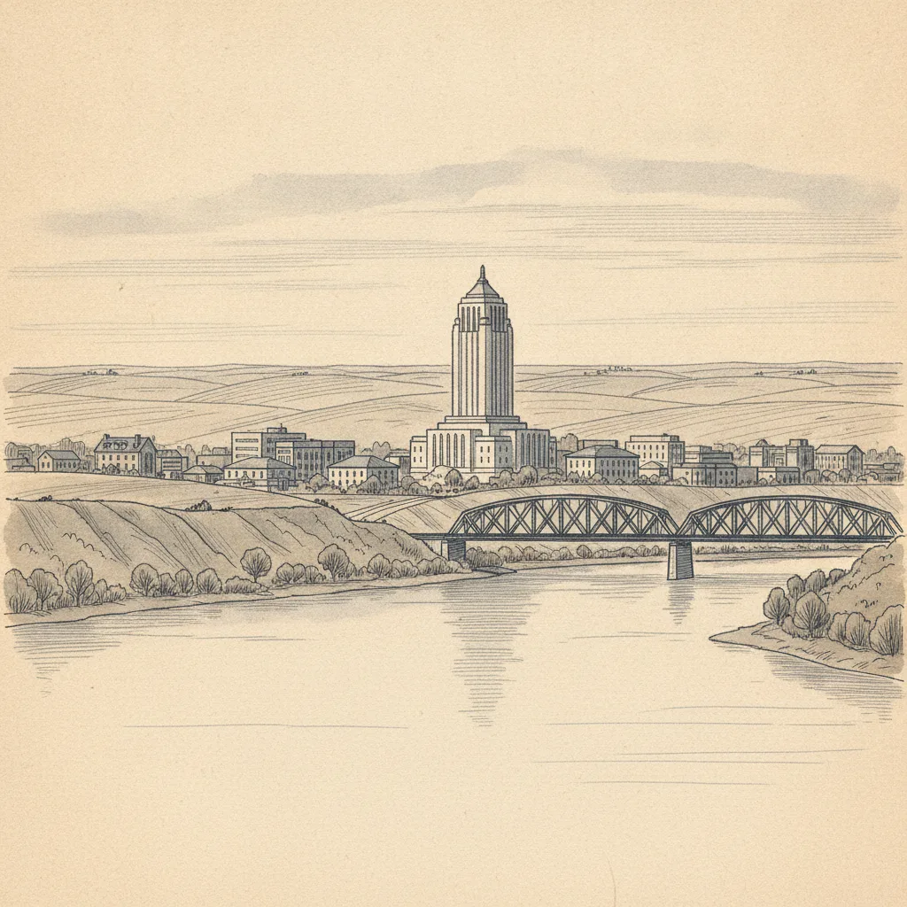Bismarck skyline