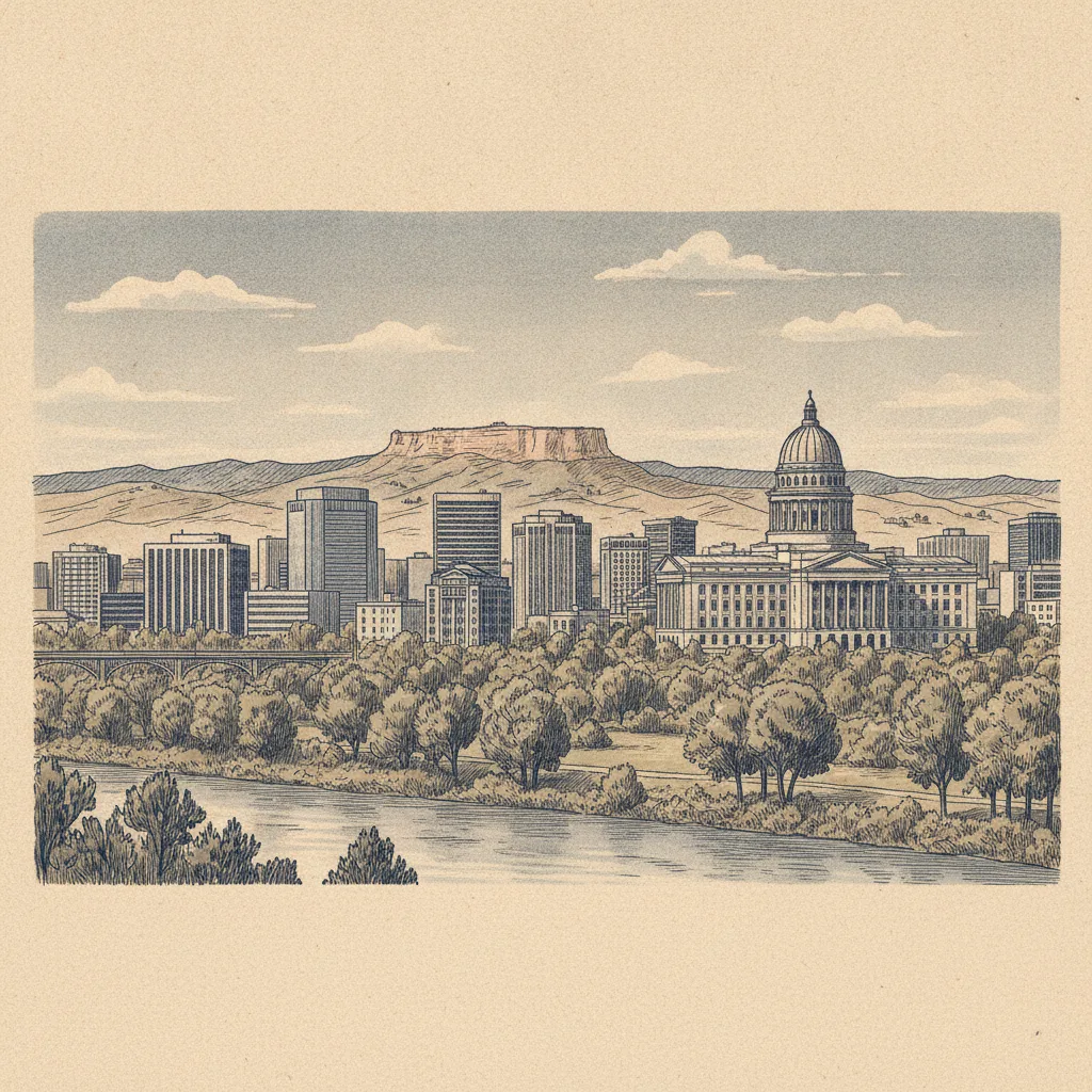 Boise City skyline
