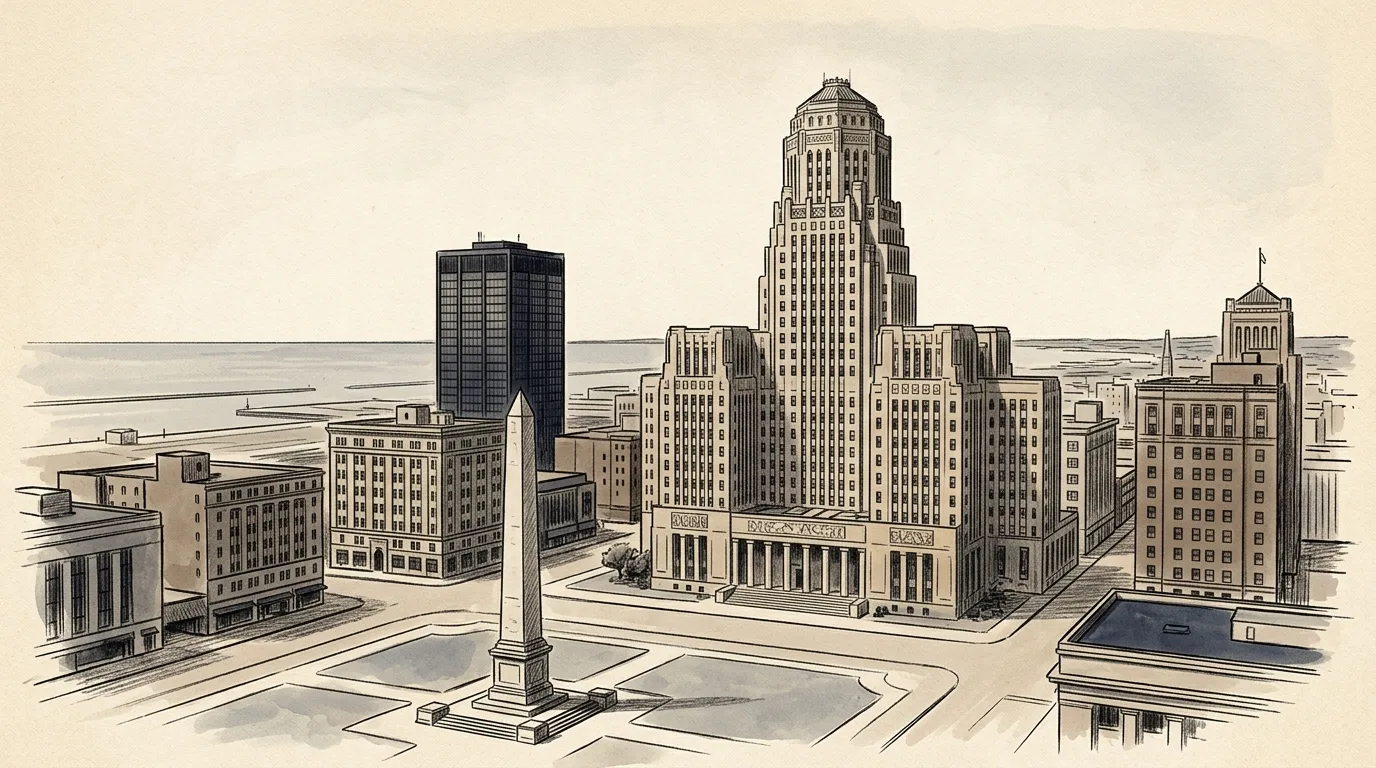 Buffalo skyline