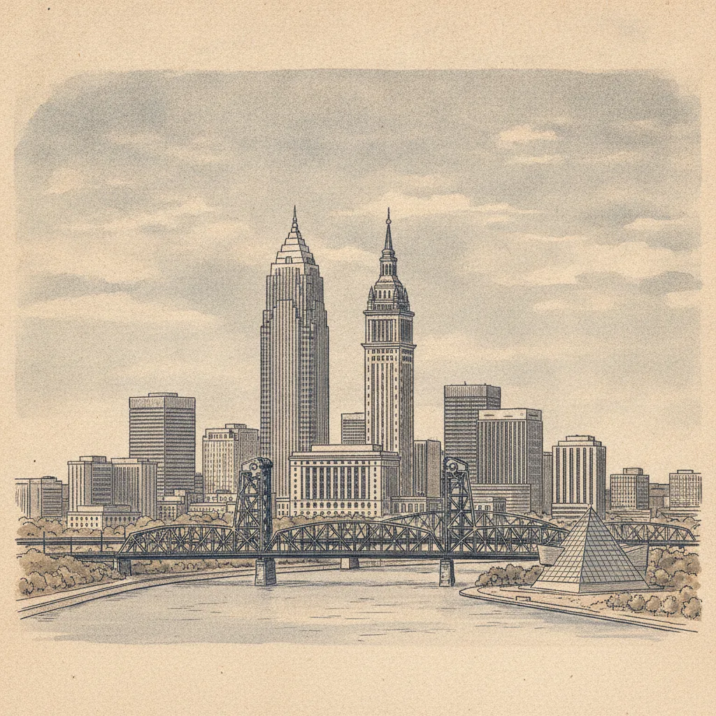 Cleveland skyline