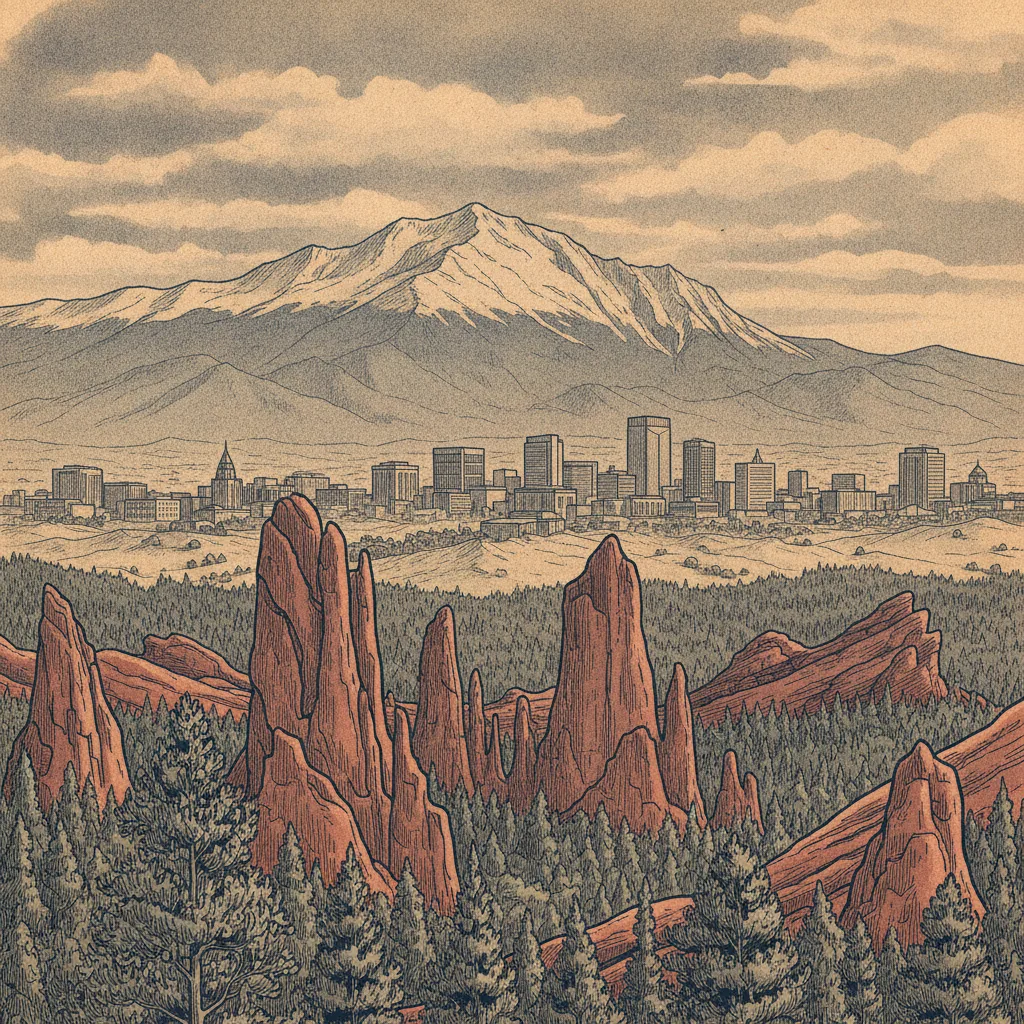 Colorado Springs skyline