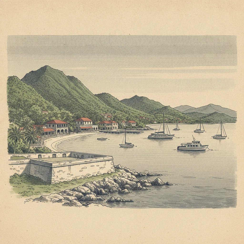 Cruz Bay skyline