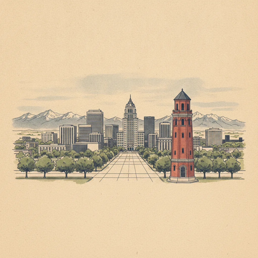 Fresno skyline