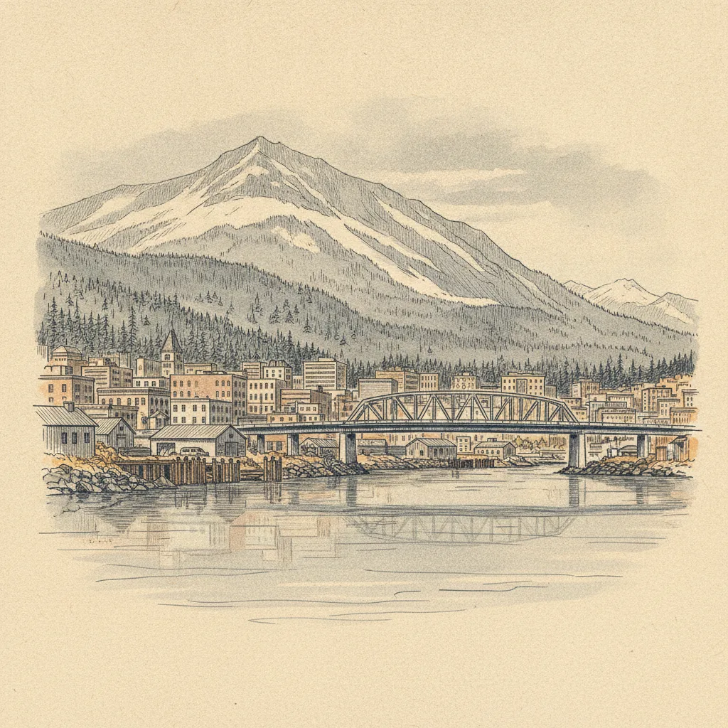Juneau city and skyline