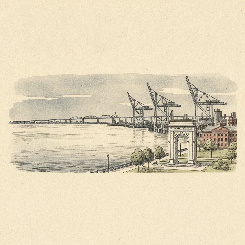Newport News skyline