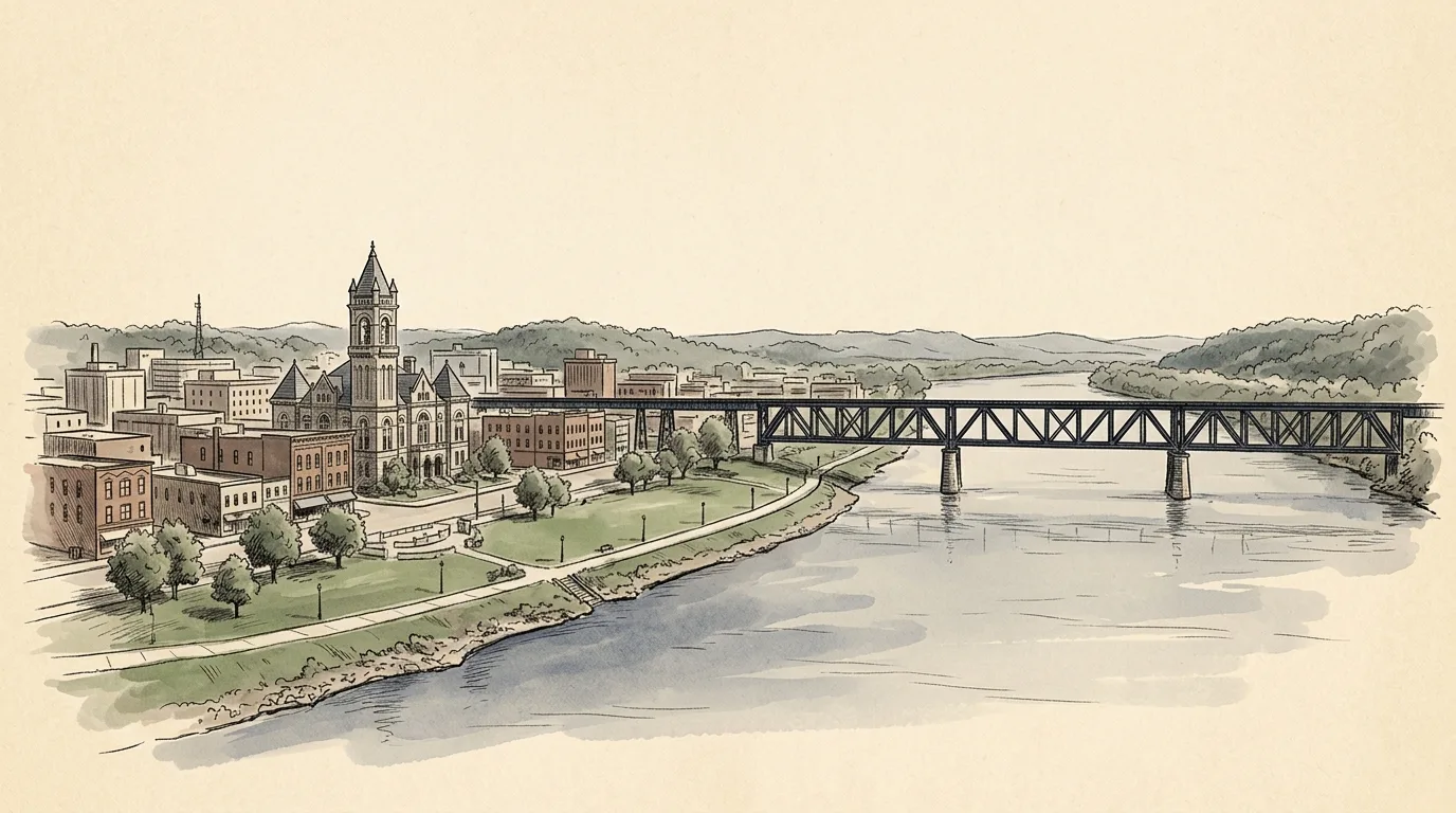 Parkersburg skyline