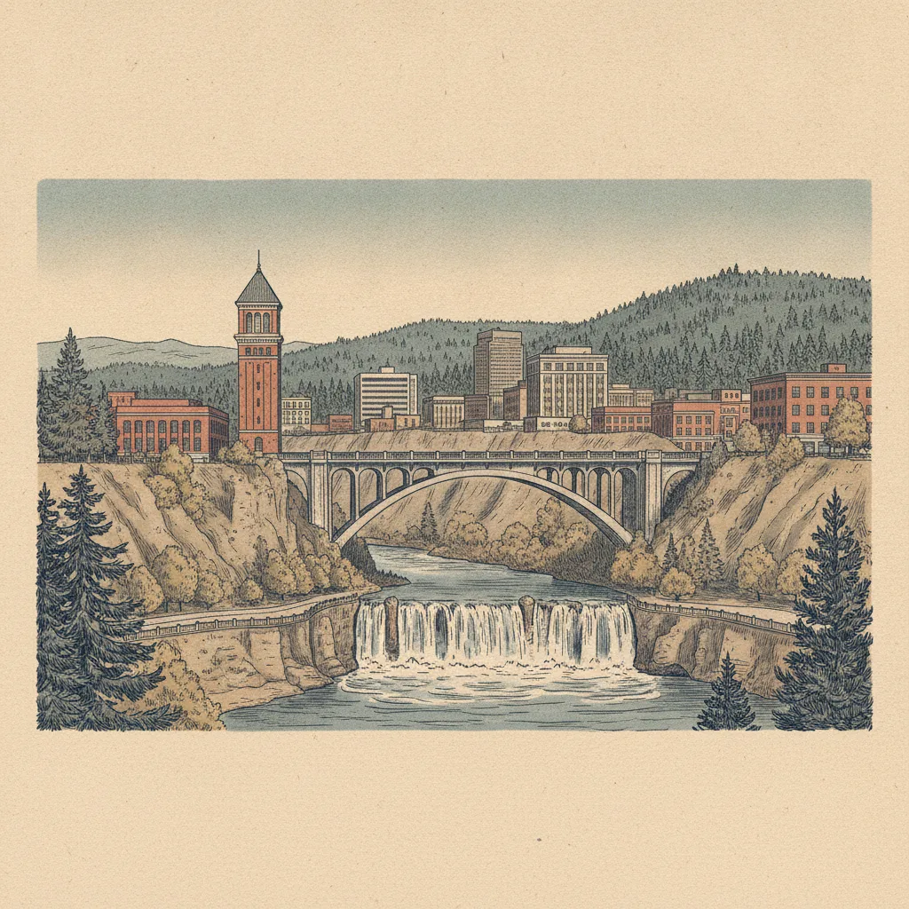 Spokane skyline
