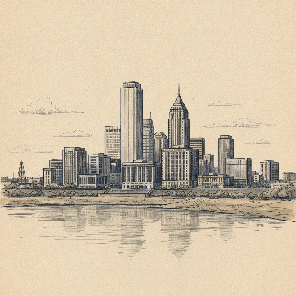 Tulsa skyline